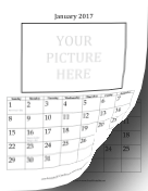 2017 4x6-inch Picture Calendar calendar