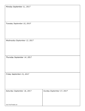 09/11/2017 Weekly Calendar-portrait Calendar
