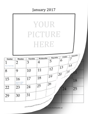 2017 4x6-inch Picture Calendar Calendar